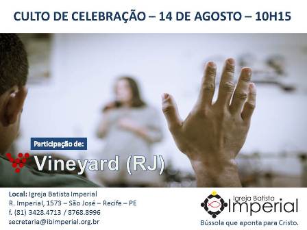 Vineyard RJ na Imperial!